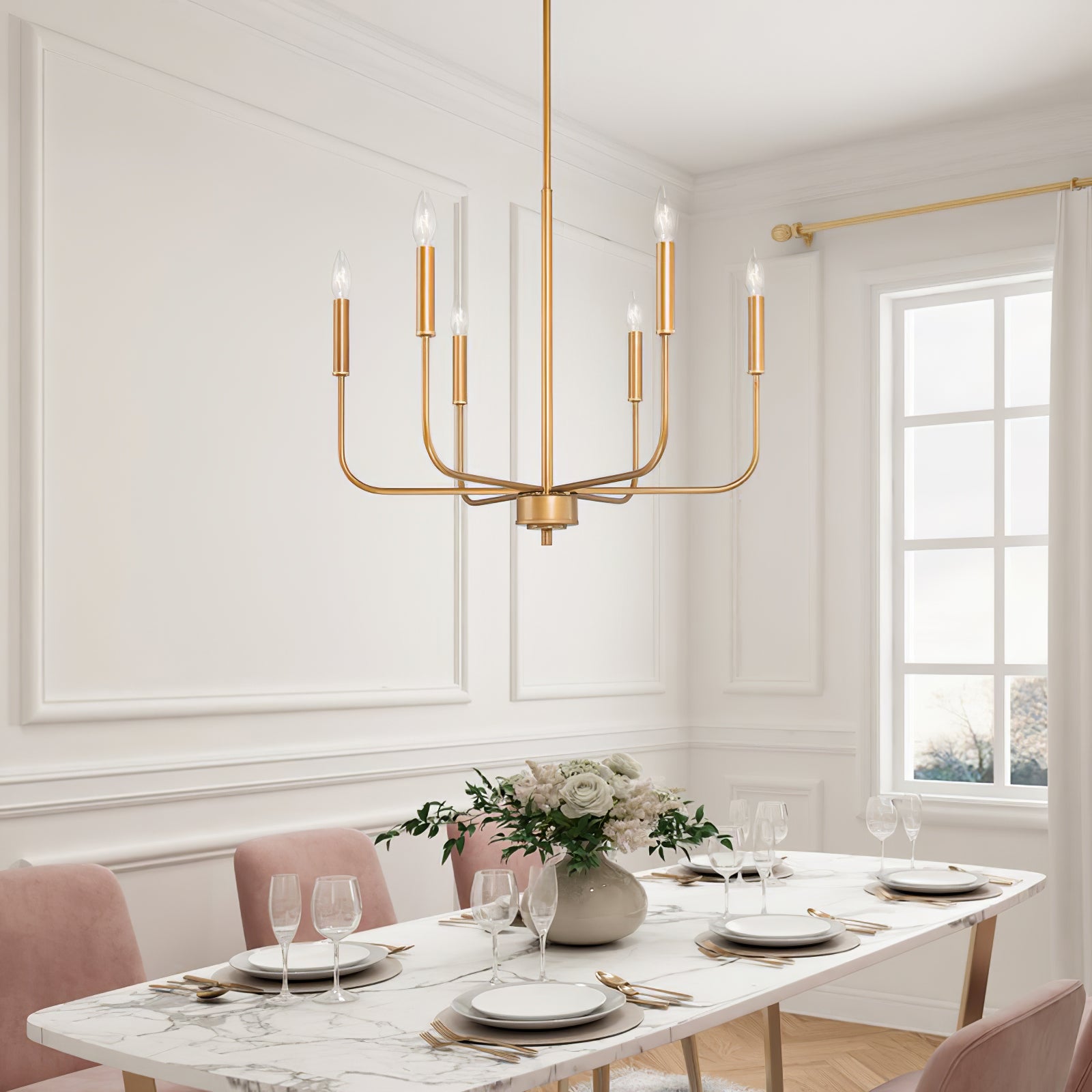 ケイラ 調光可能 クラシック シャンデリア