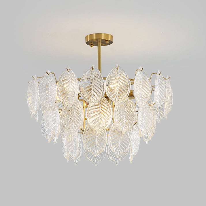 Leaf Glass Chandelier