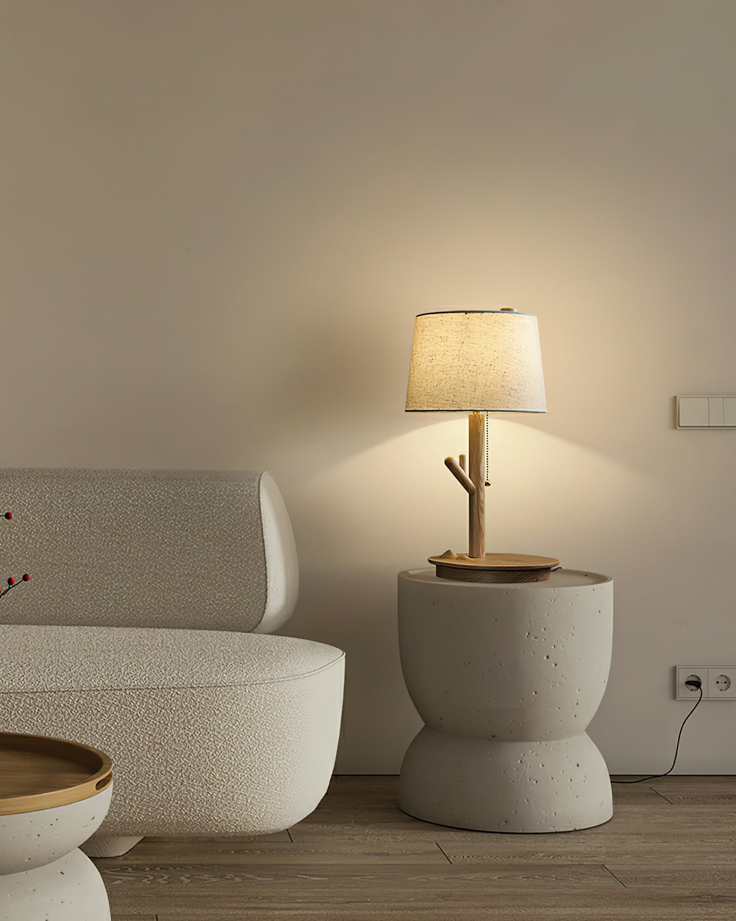 小枝テーブルランプ