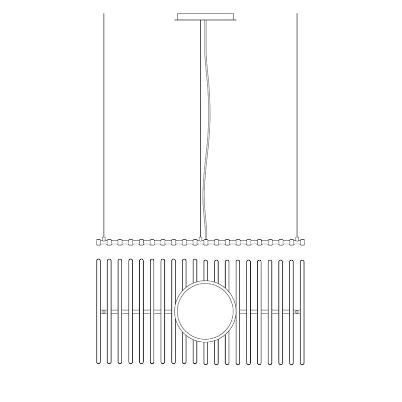 ピアノキー ブラックシャンデリア