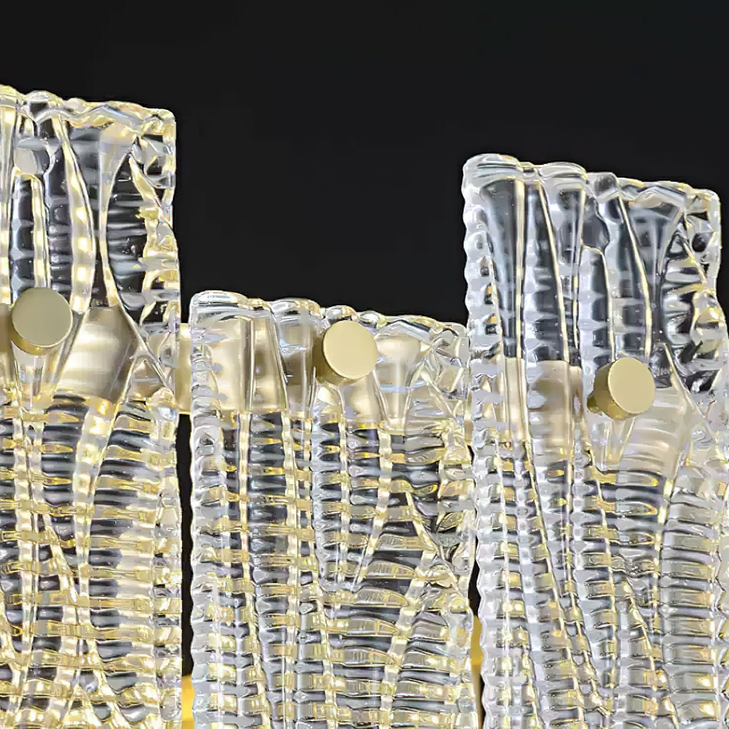 散乱ガラスの天井ランプ