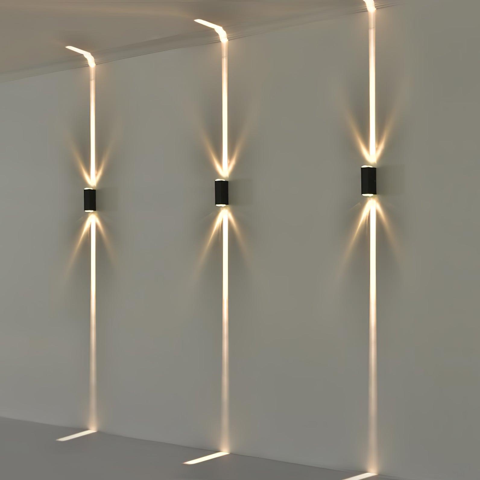 円筒形屋外ウォールライト