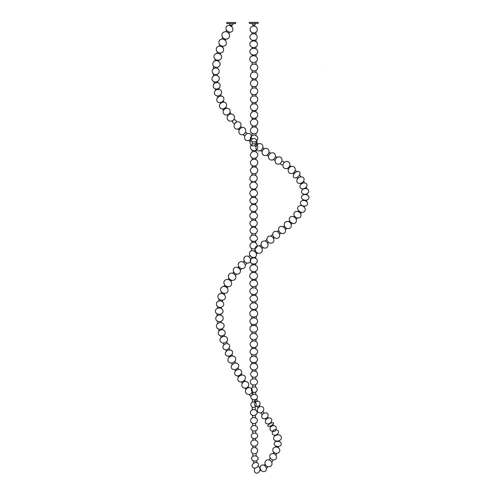 パールネックレスシャンデリア