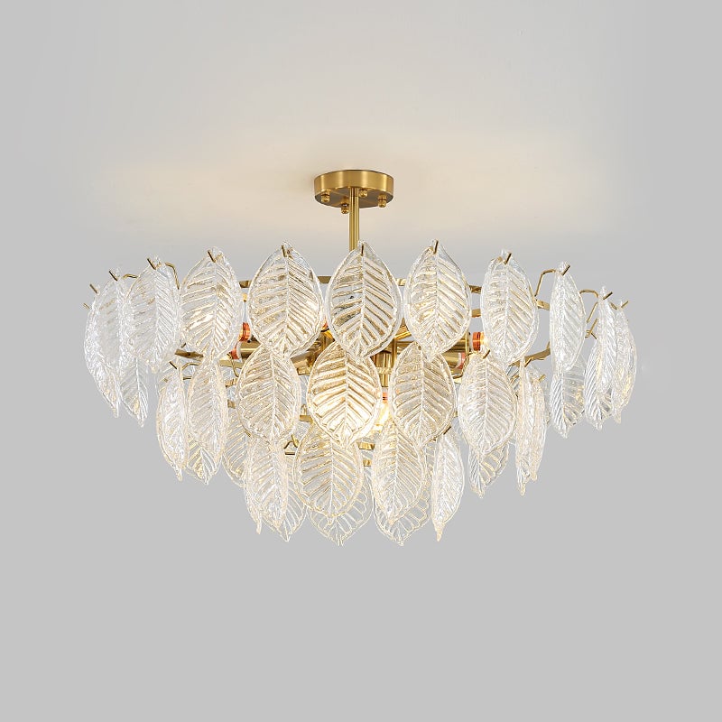 Leaf Glass Chandelier