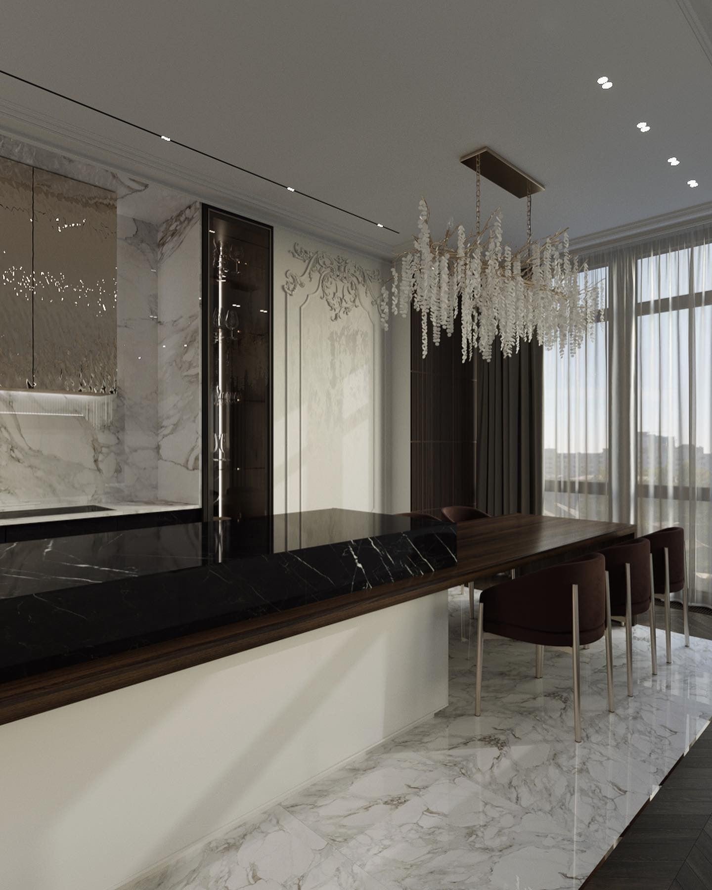 野田史郎クリスタルシャンデリア