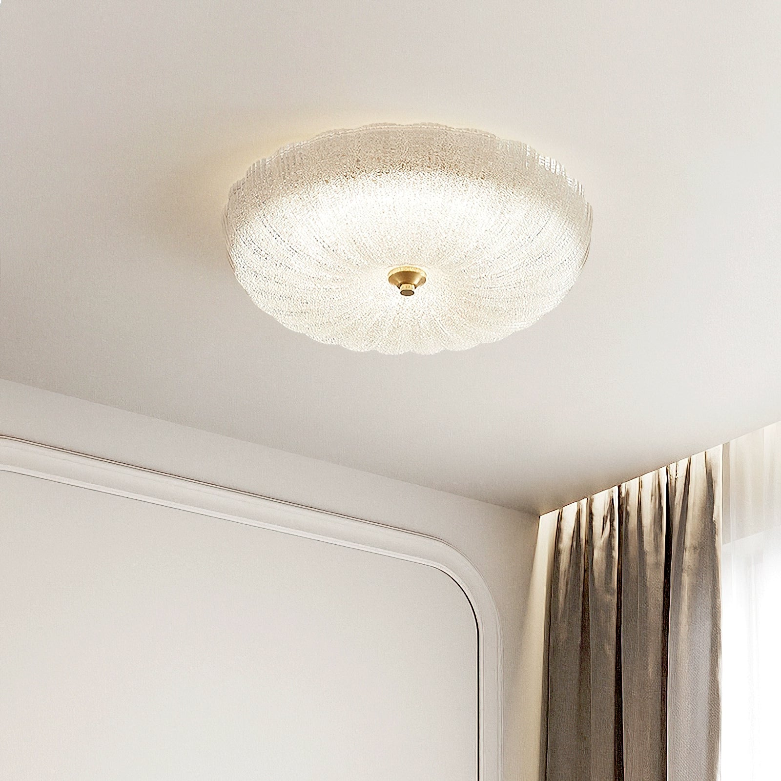 Crystal Halo Ceiling Light