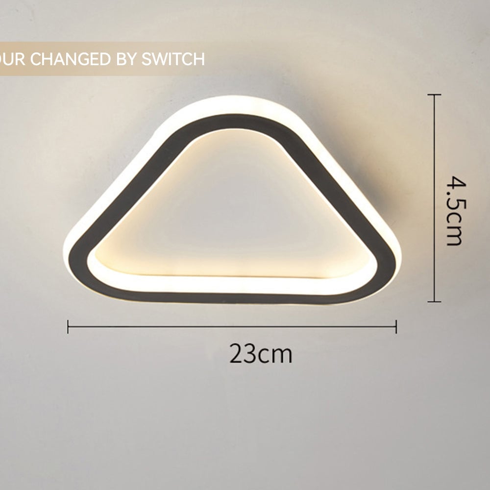 寝室に最適なモダンな鉄製LEDシーリングライト