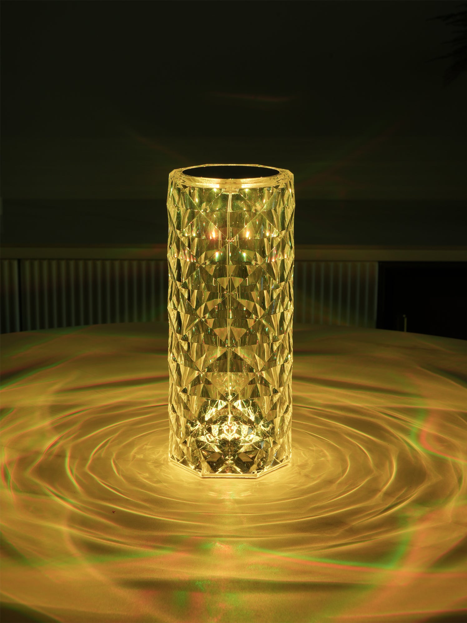 Diamond Cut Table Lamp