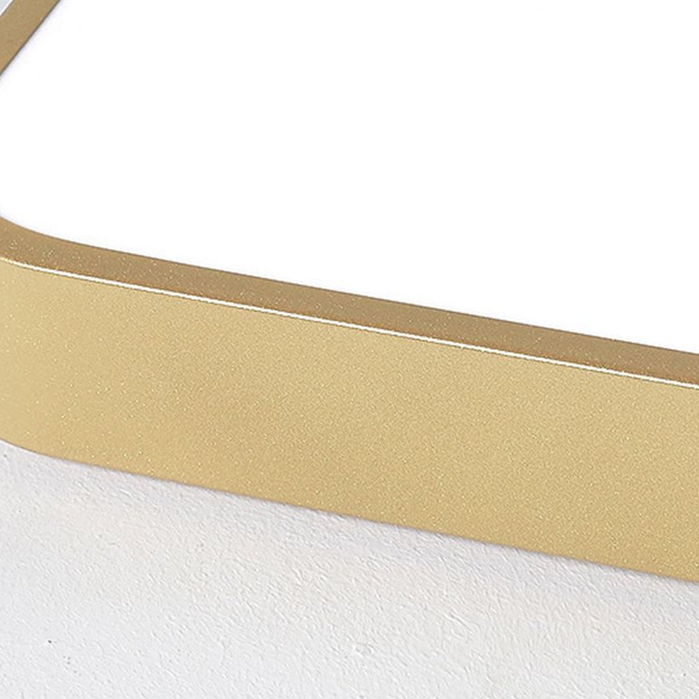 シックなゴールドアイアンLED寝室用シーリングライト