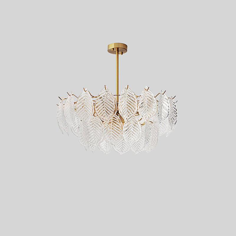 Leaf Glass Chandelier