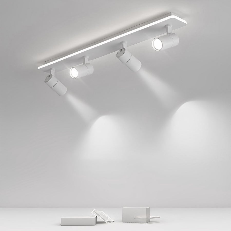 キッチン用のシンプルなトラック天井（白黒）