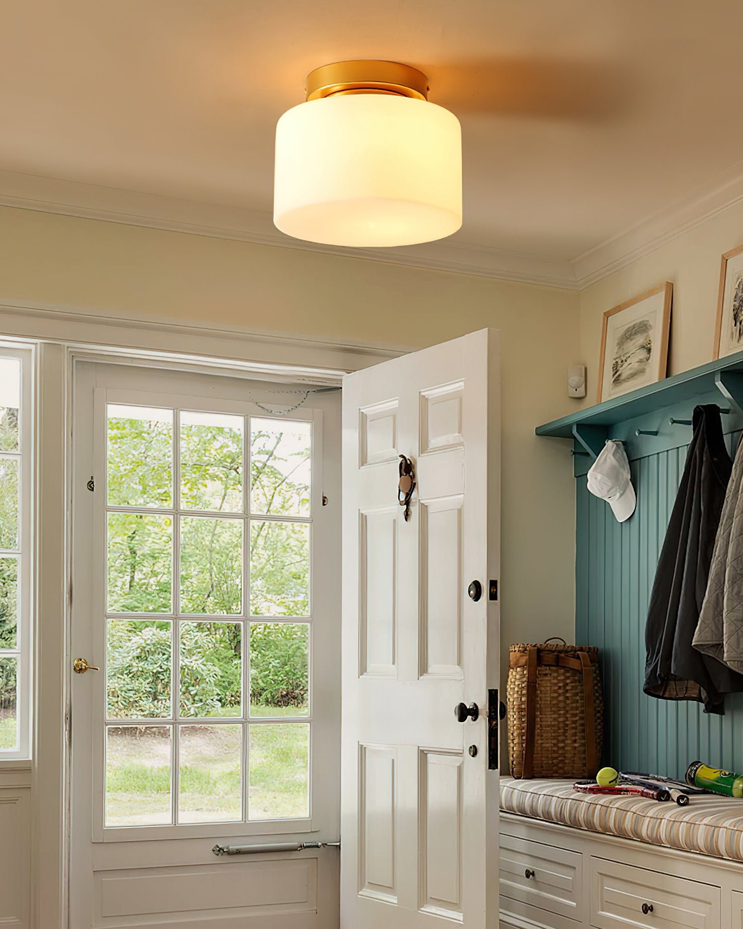 Tatum Glass Ceiling Light