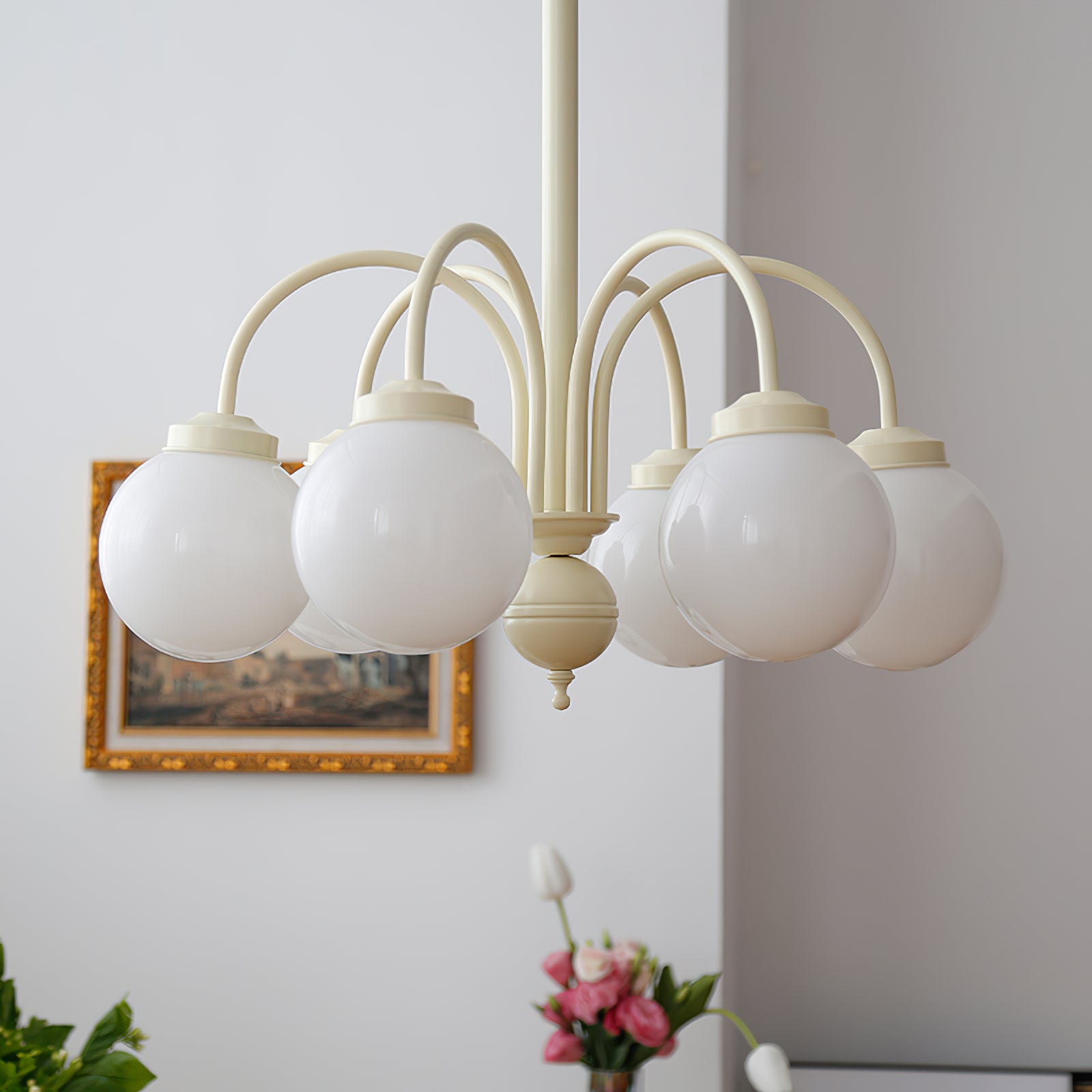 Cream Chandelier