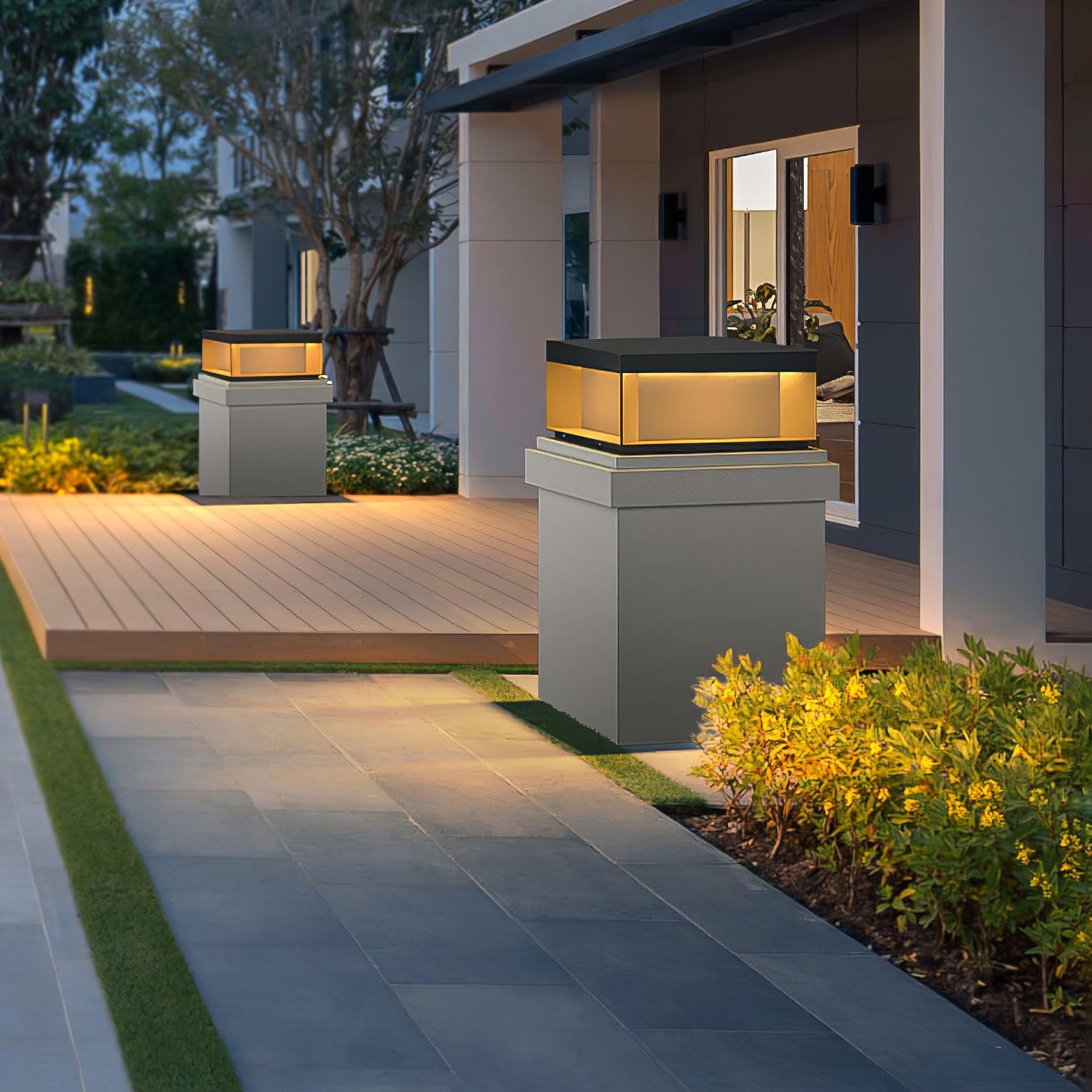 ブラックボックス屋外ポストライト