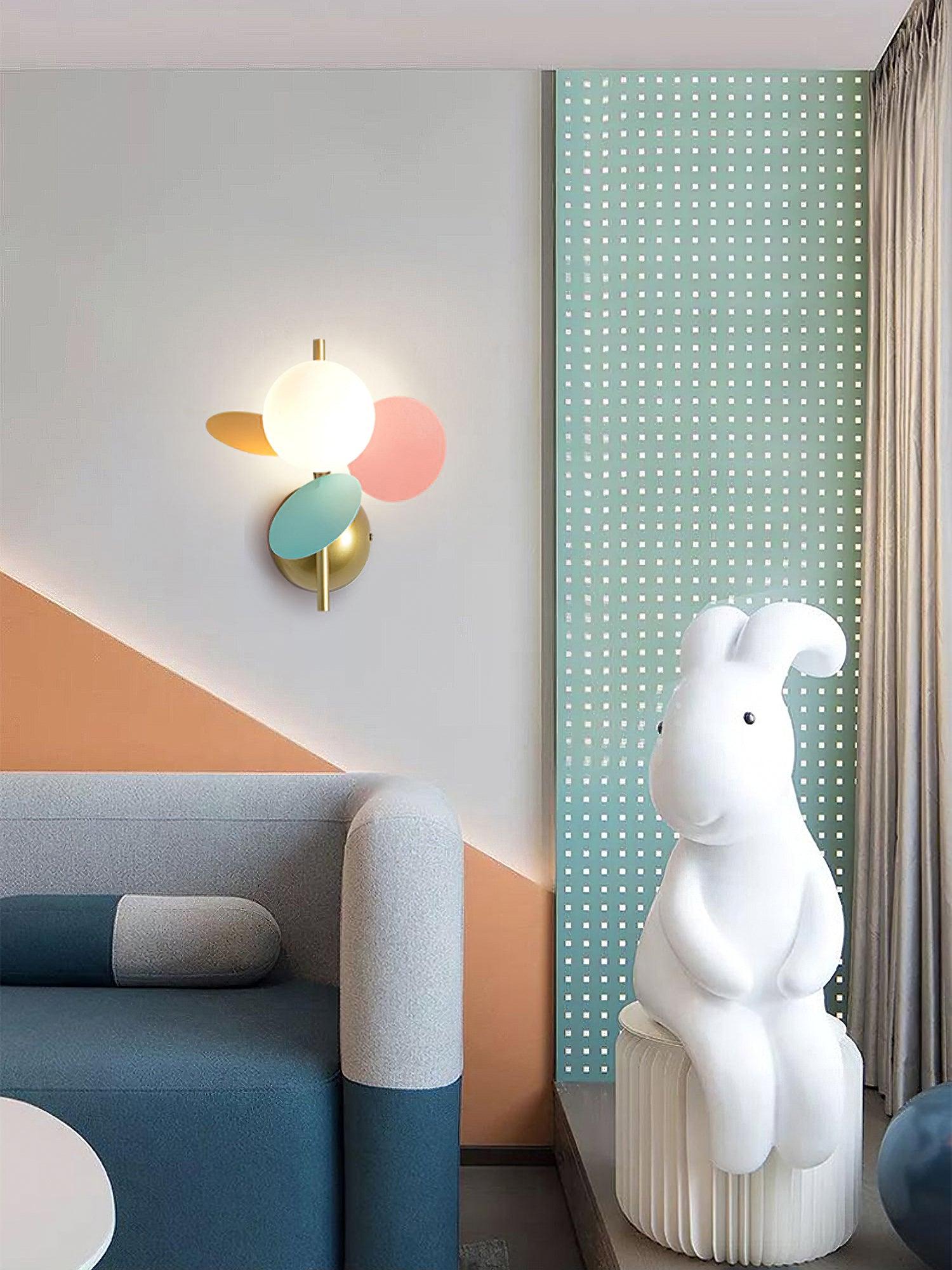 ラウンドマカロンウォールランプ