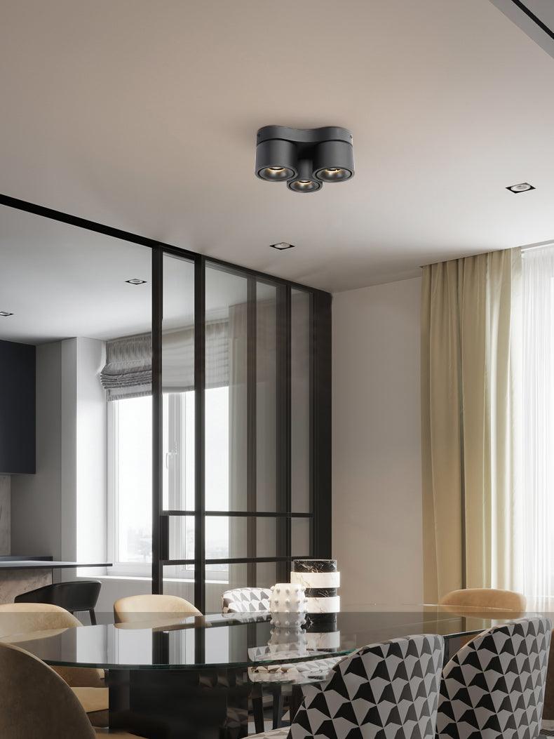 回転折りたたみ三頭スポットライト