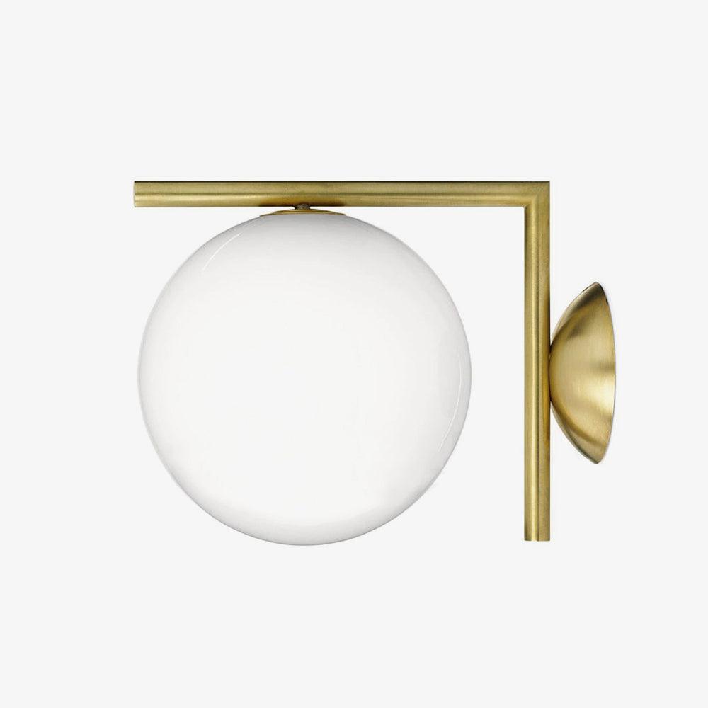 吹きガラス オパール ガラス ウォール ランプ