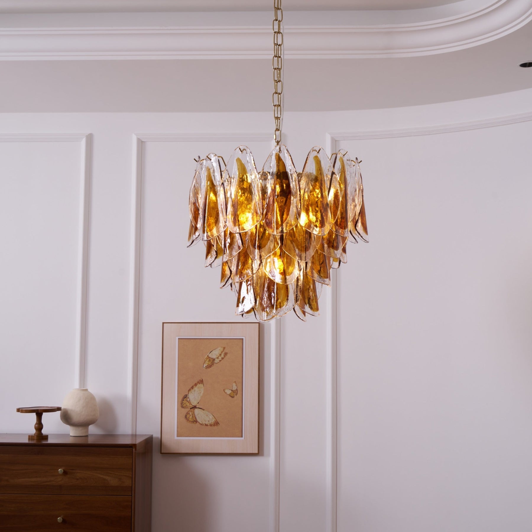 Solviva Glass Chandelier