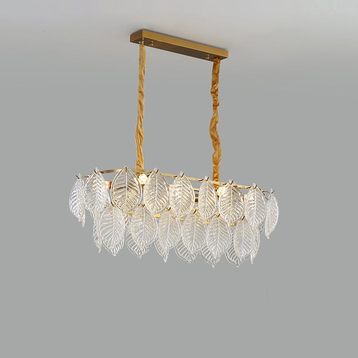 Leaf Glass Chandelier