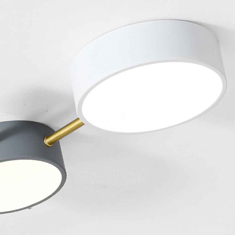 北欧クリエイティブ マルチヘッド LED ホワイトシーリングライト