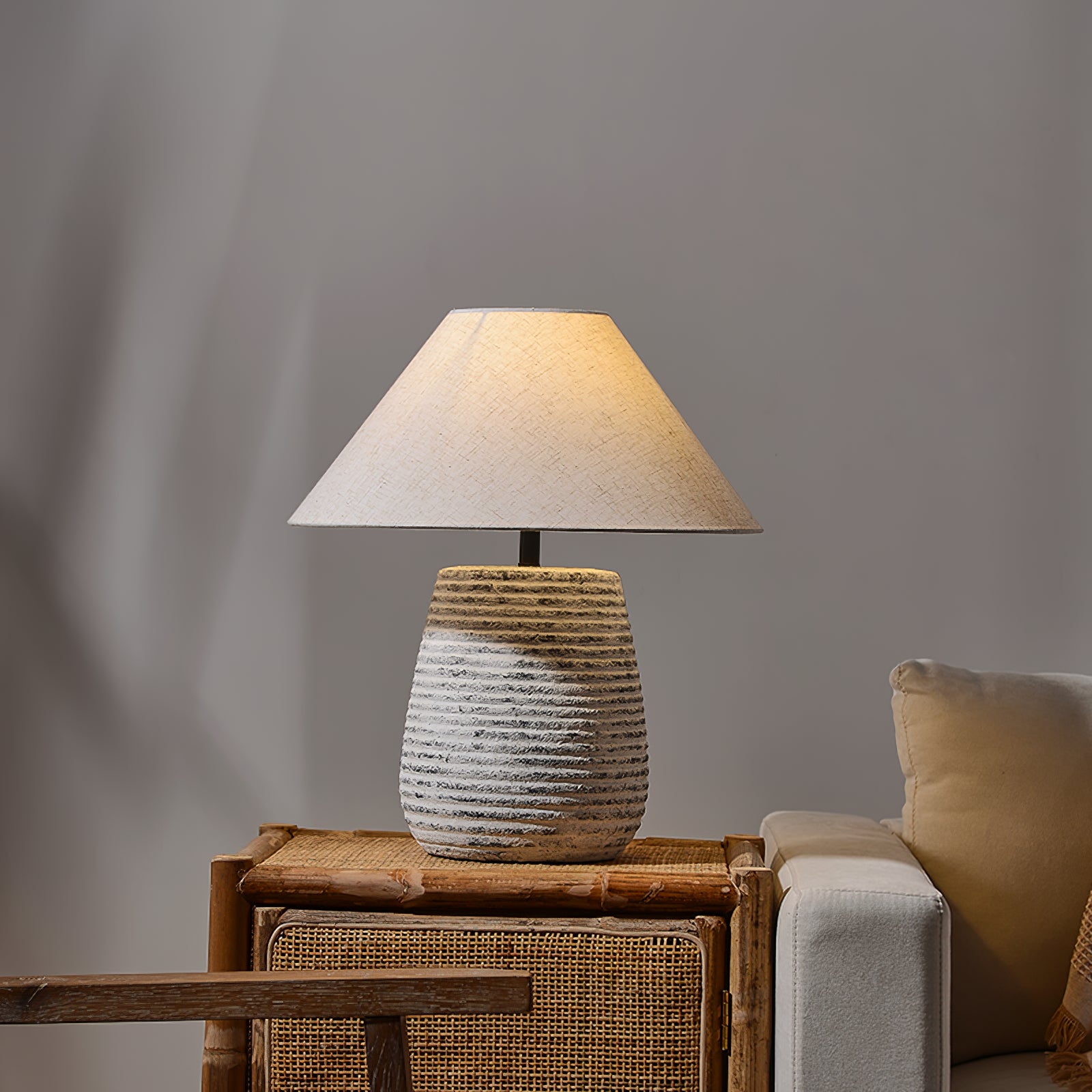 Koa Table Lamp