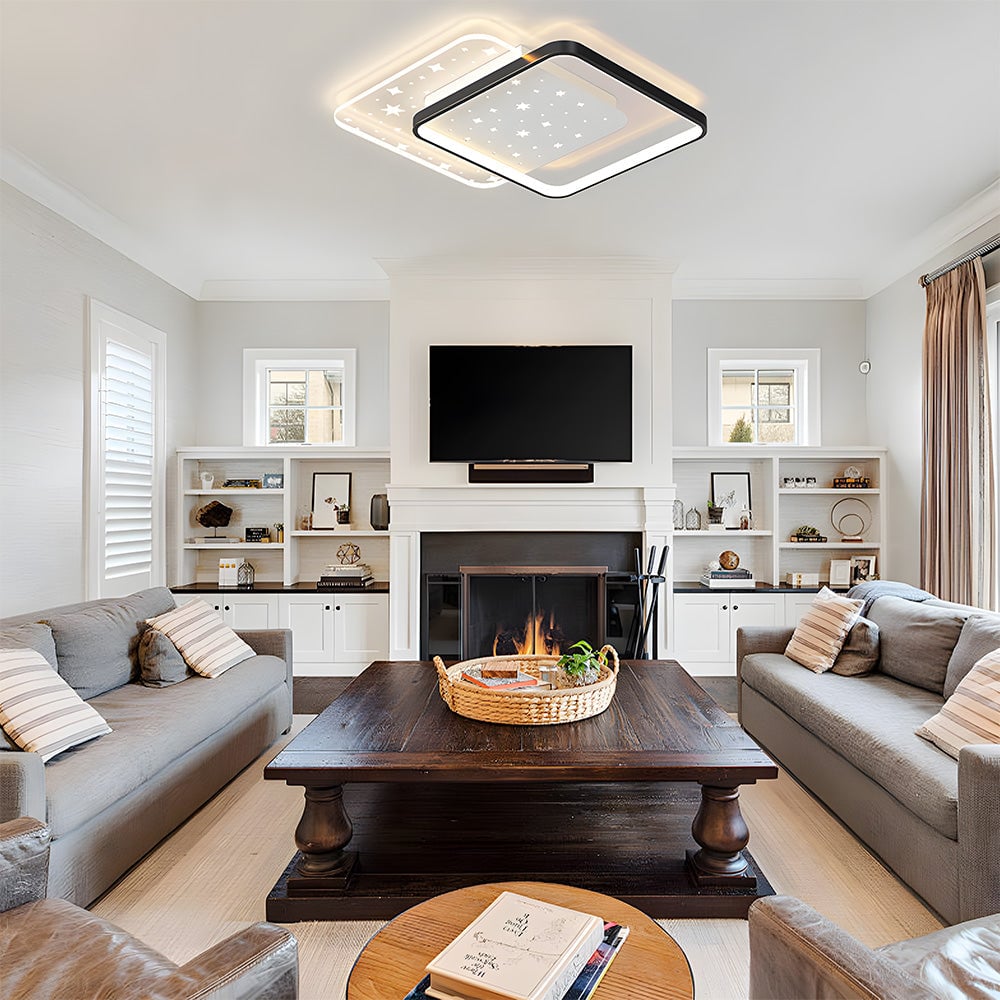 モダンミニマリスト多形アクリル寝室天井ランプ