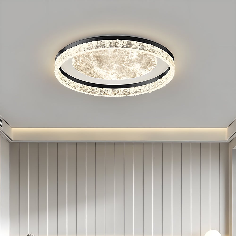 Black Minimalist Bedroom LED Ceiling lamp