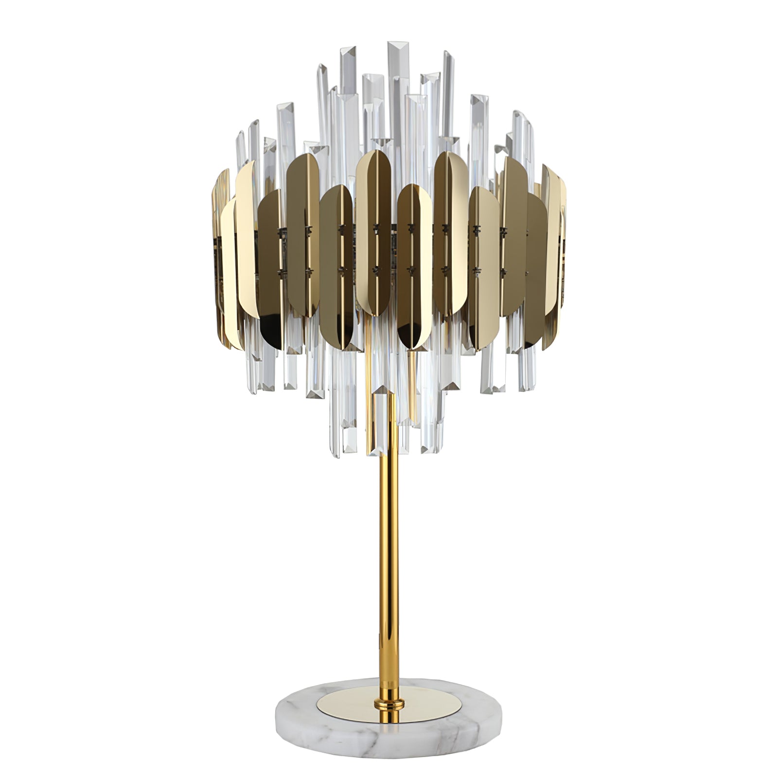 クリスタル マーブル デスクランプ