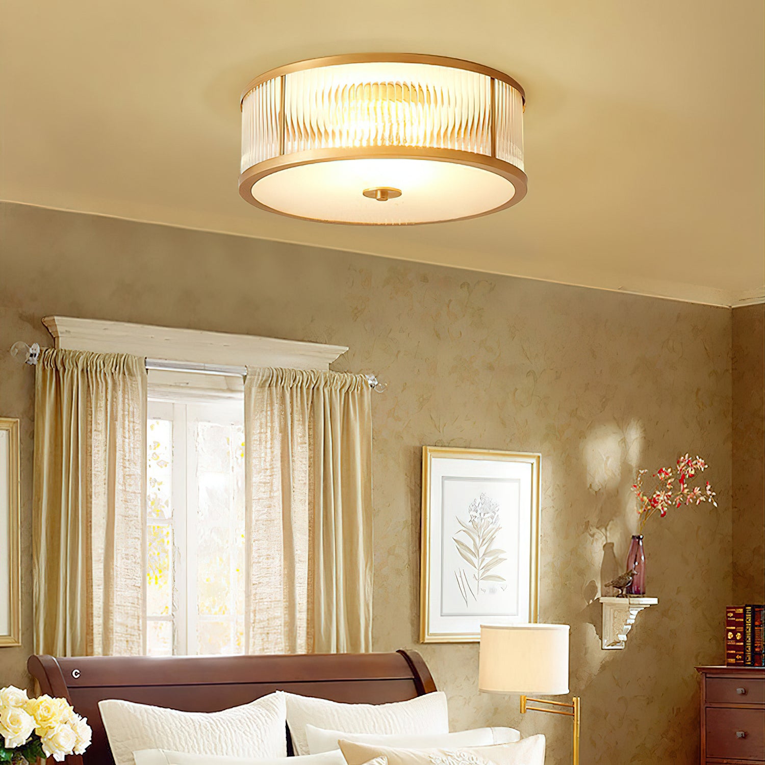 Geneva Glass CeIling Lamp