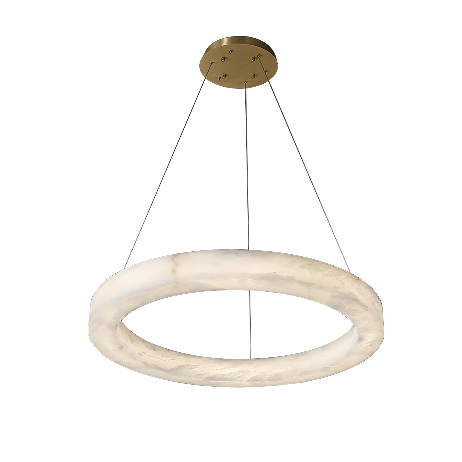 アラバスターリングシャンデリア