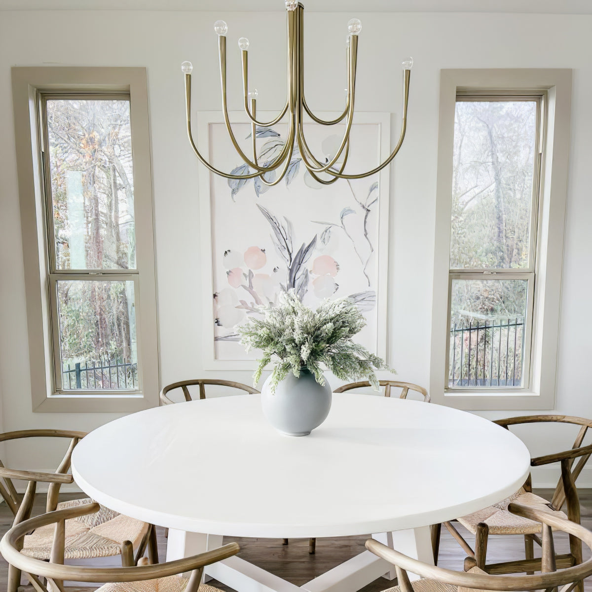 Swoop Arm Chandelier