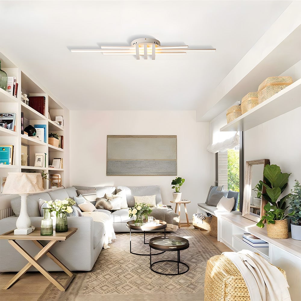 モダンなデザインラインのアルミ製廊下用天井ランプ