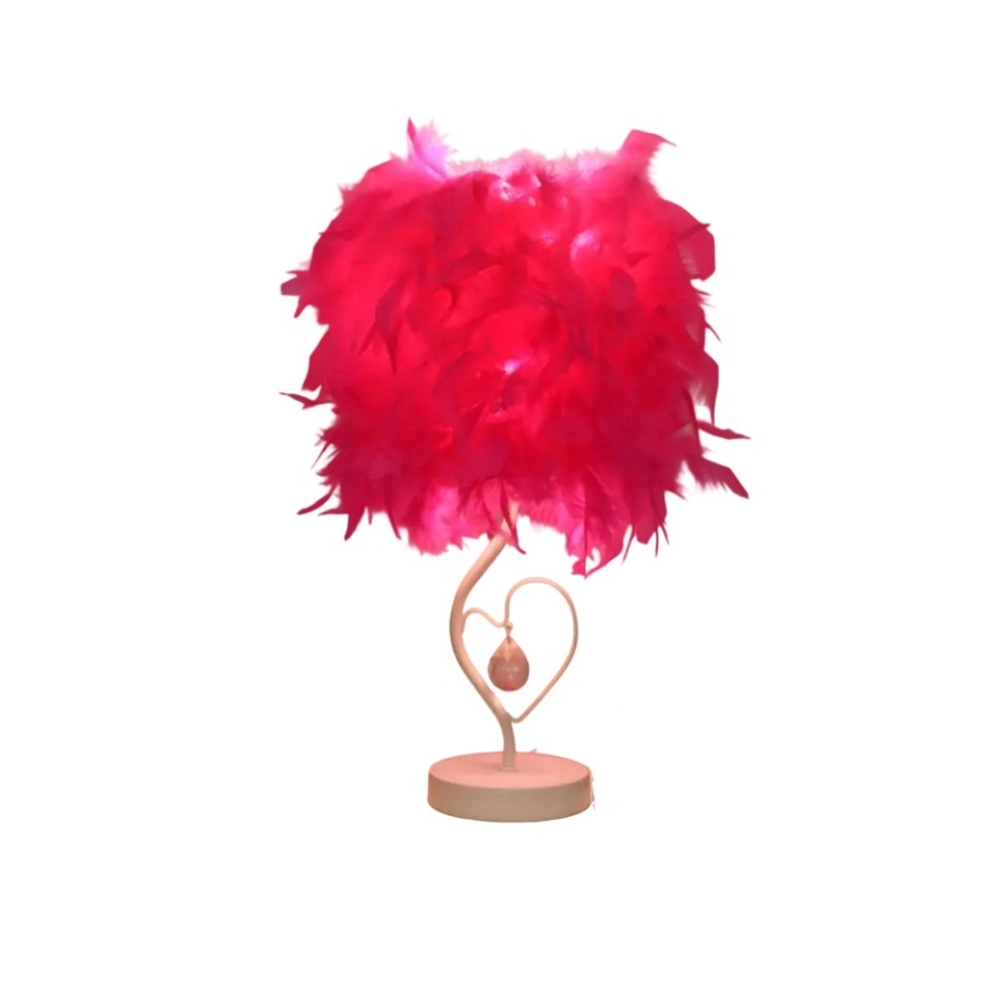 フェザークリスタルテーブルランプ