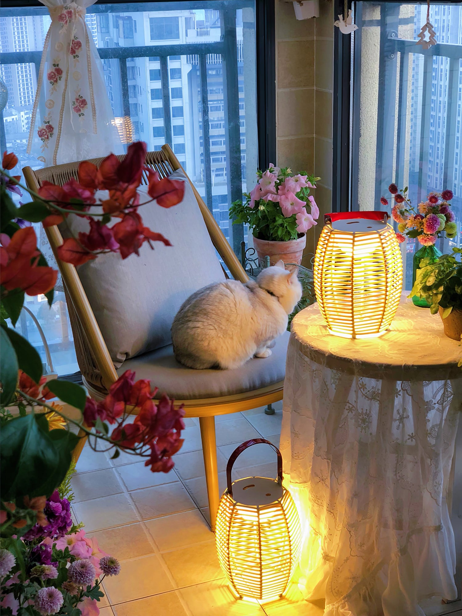 ランタン バッテリー内蔵テーブルランプ