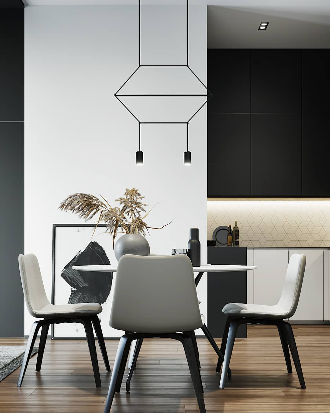 Lines 2D Hanging lamps