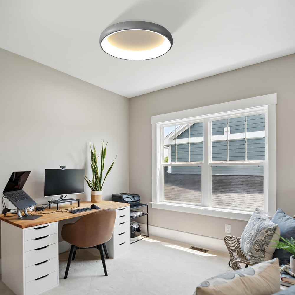 天井に近接するモダンなLEDフラッシュシーリングライト