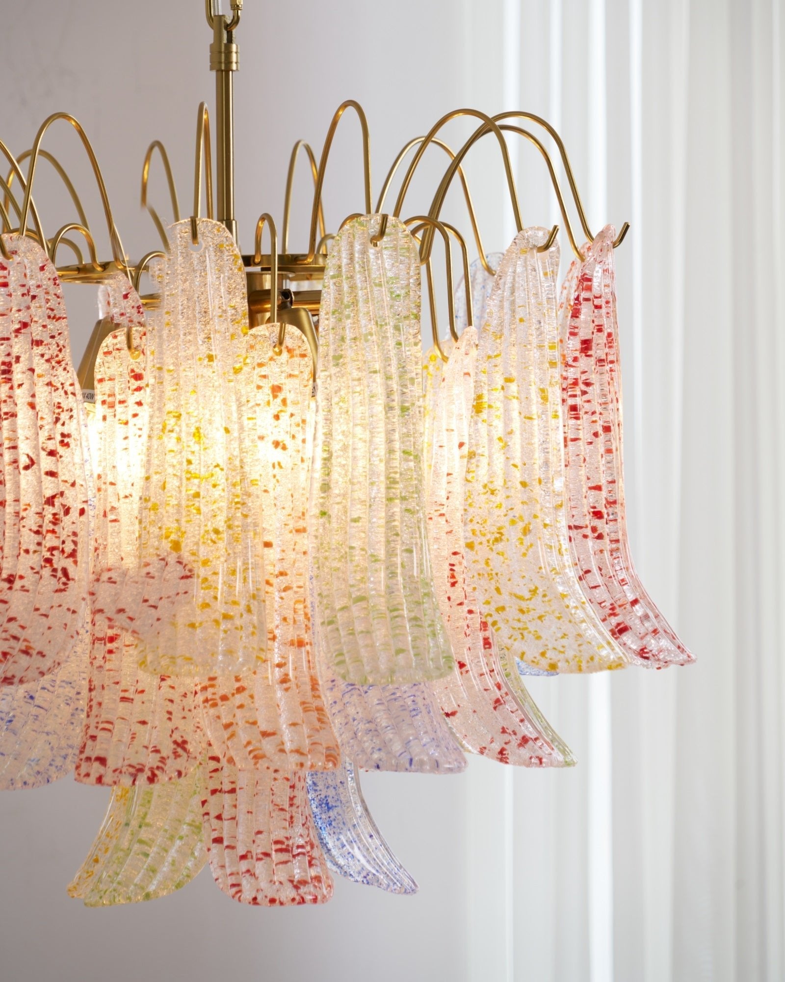 Venini Glass Chandelier