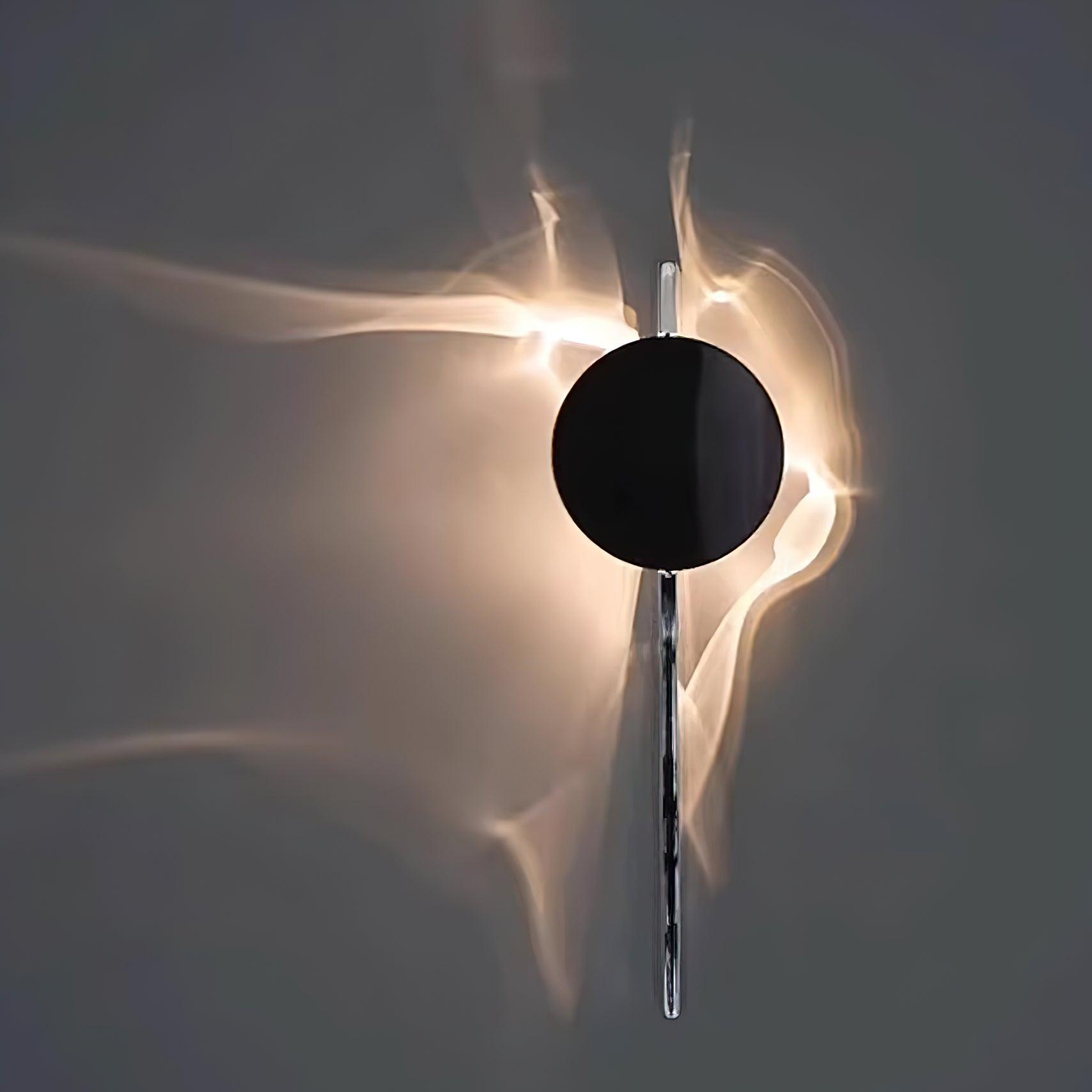 クリエイティブな光と影のウォールランプ