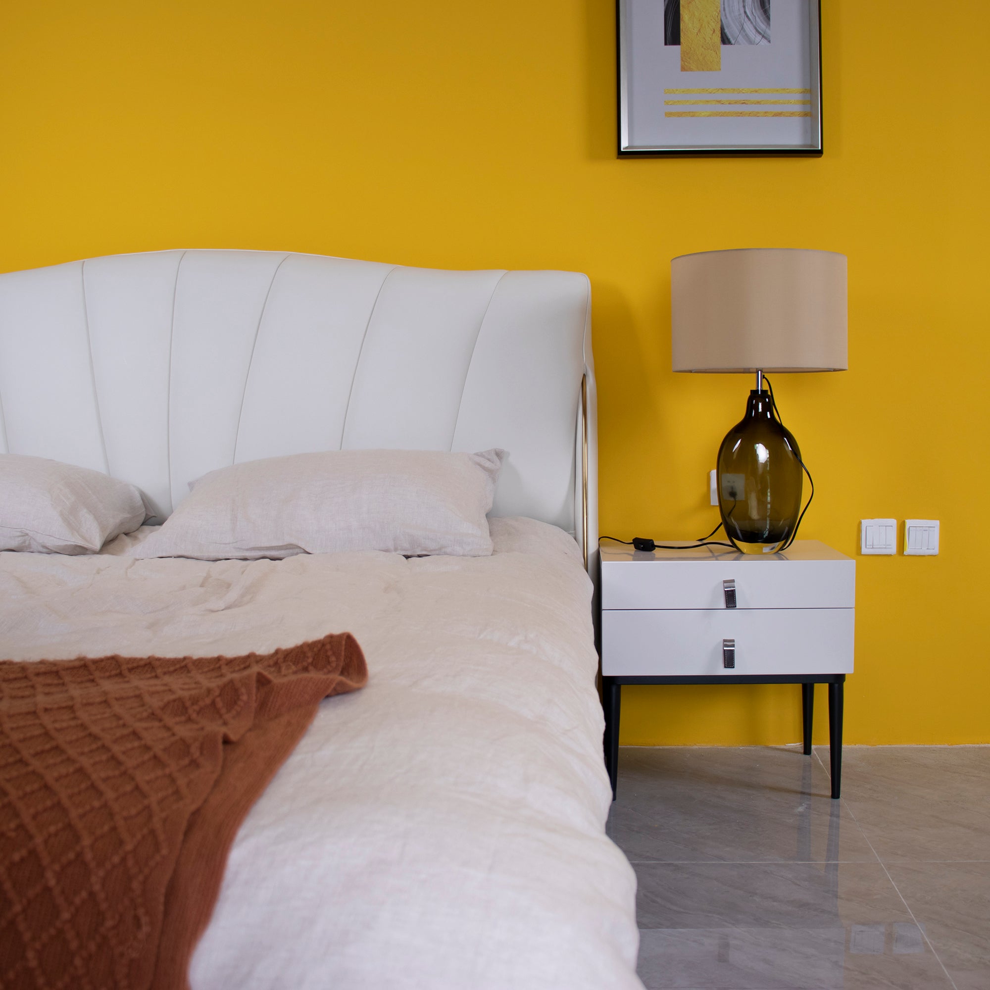 Glazed Crystal Table Lamp