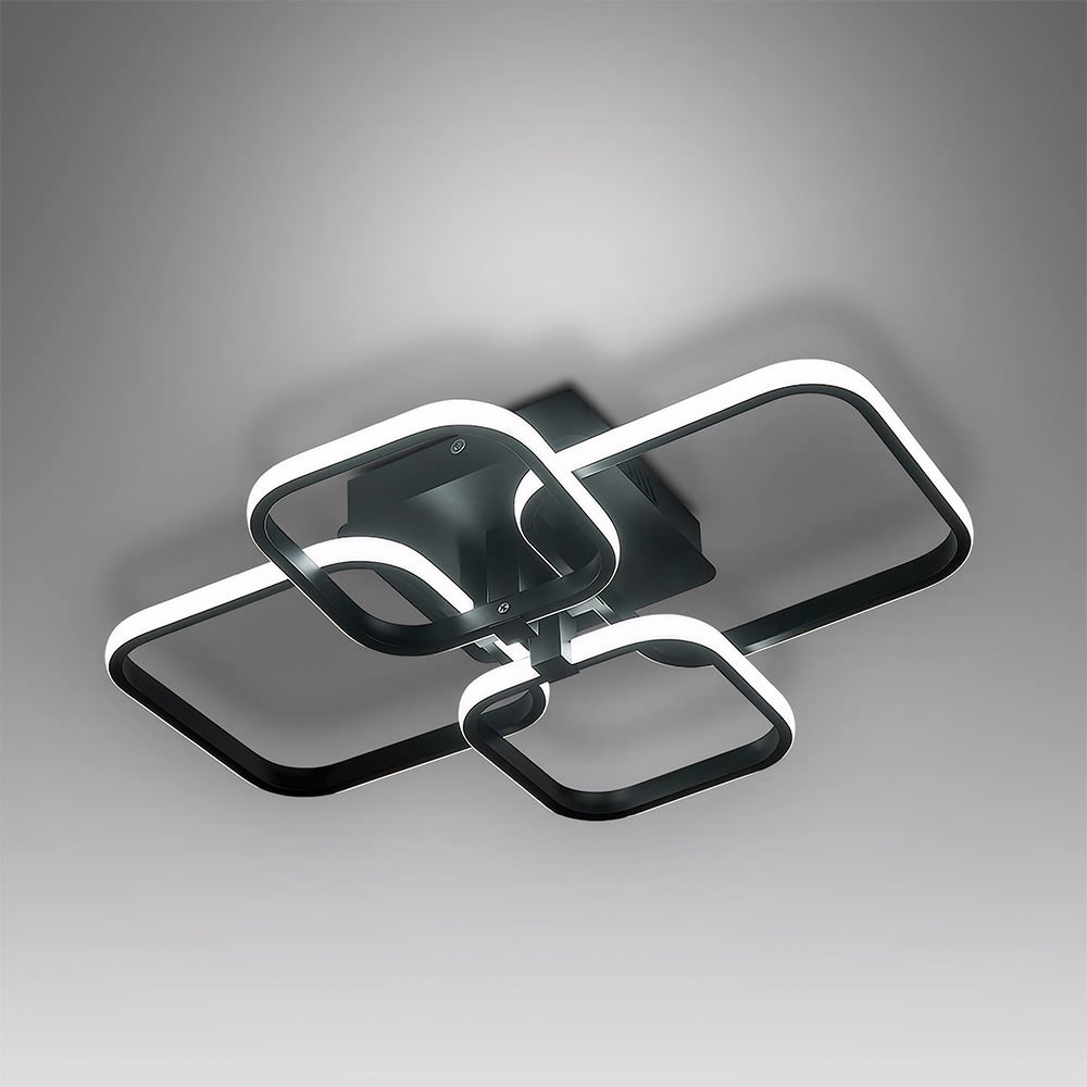 北欧の創造性あふれるマルチスクエアリビングルームLEDシーリングライト