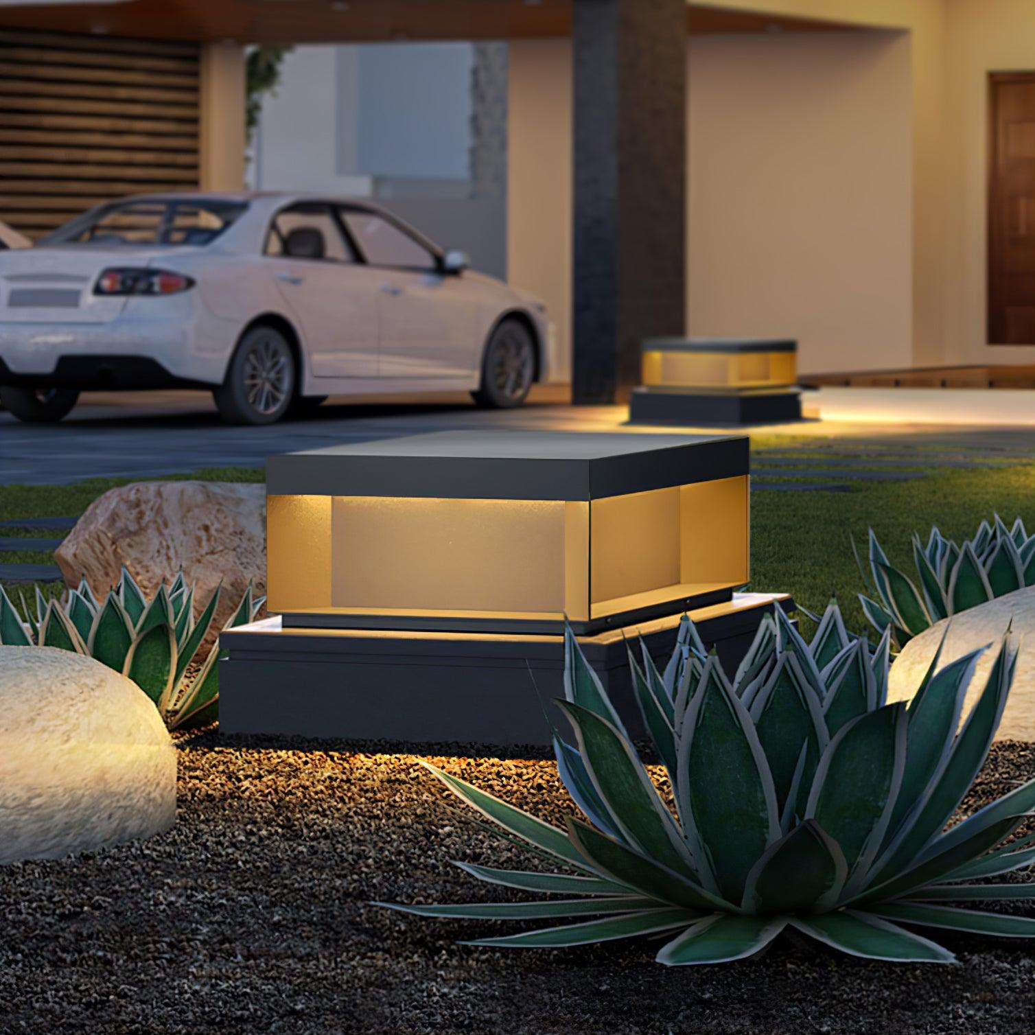 ブラックボックス屋外ポストライト