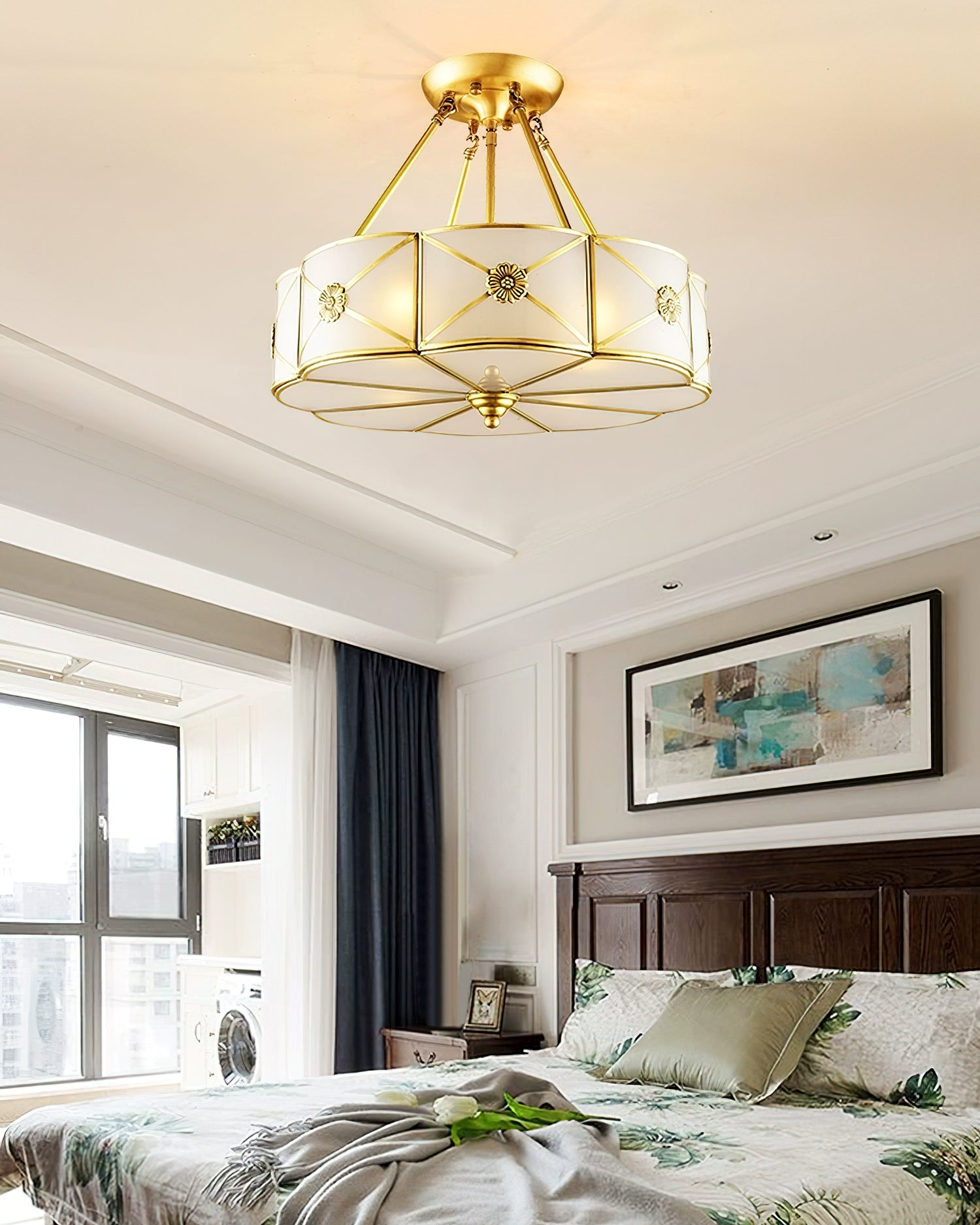 Lumalin Glass Ceiling Light