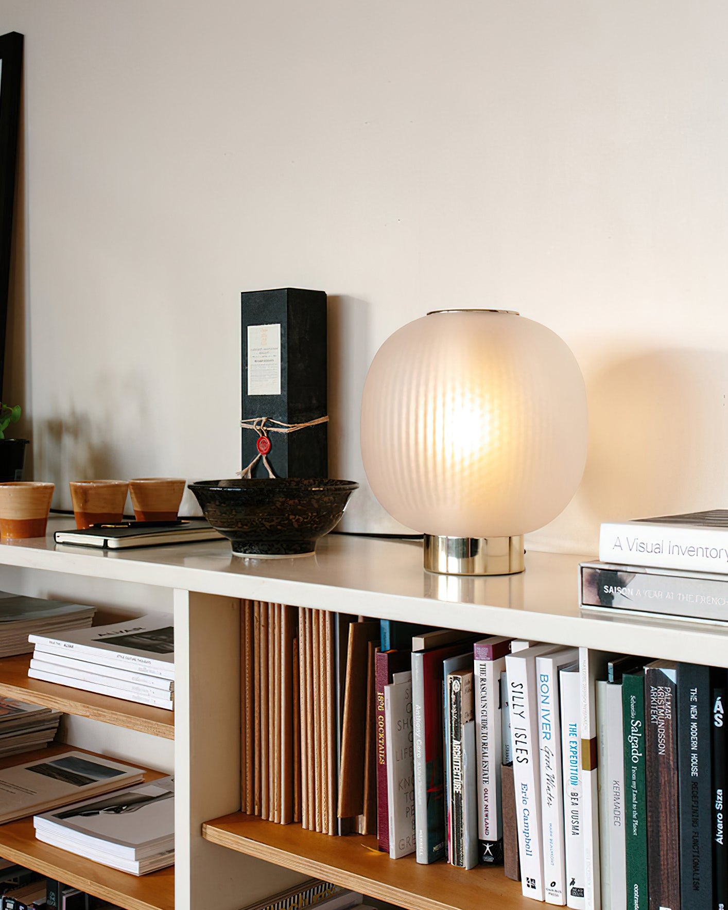 ブルームガラステーブルランプ