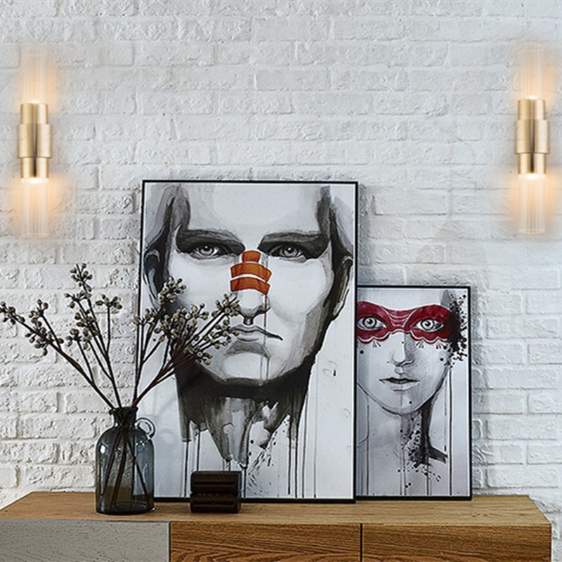 VILLEA クラシック ガラス ウォール ランプ