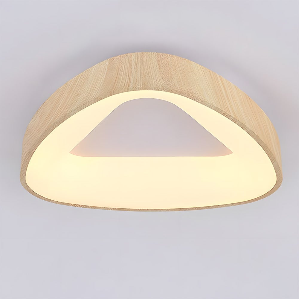 シンプルな鉄製フラッシュマウントLEDシーリングライト