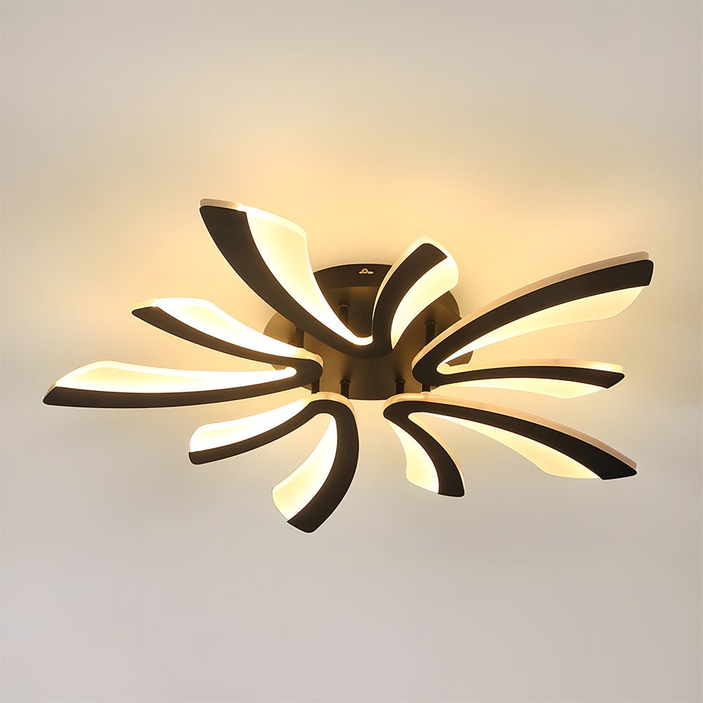 北欧風の花びらアクリル製リビングルーム用シーリングライト