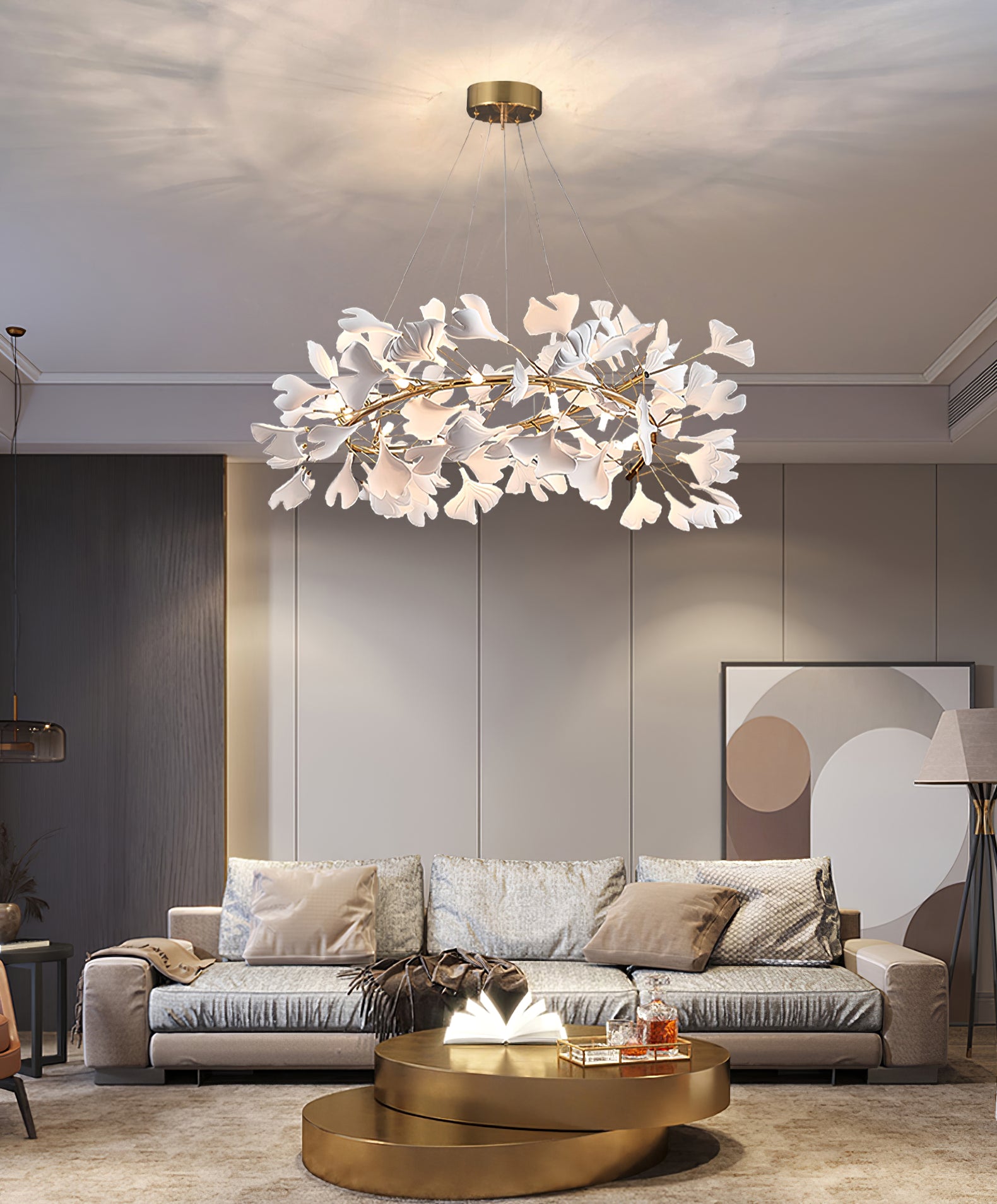 Gingko Chandelier O