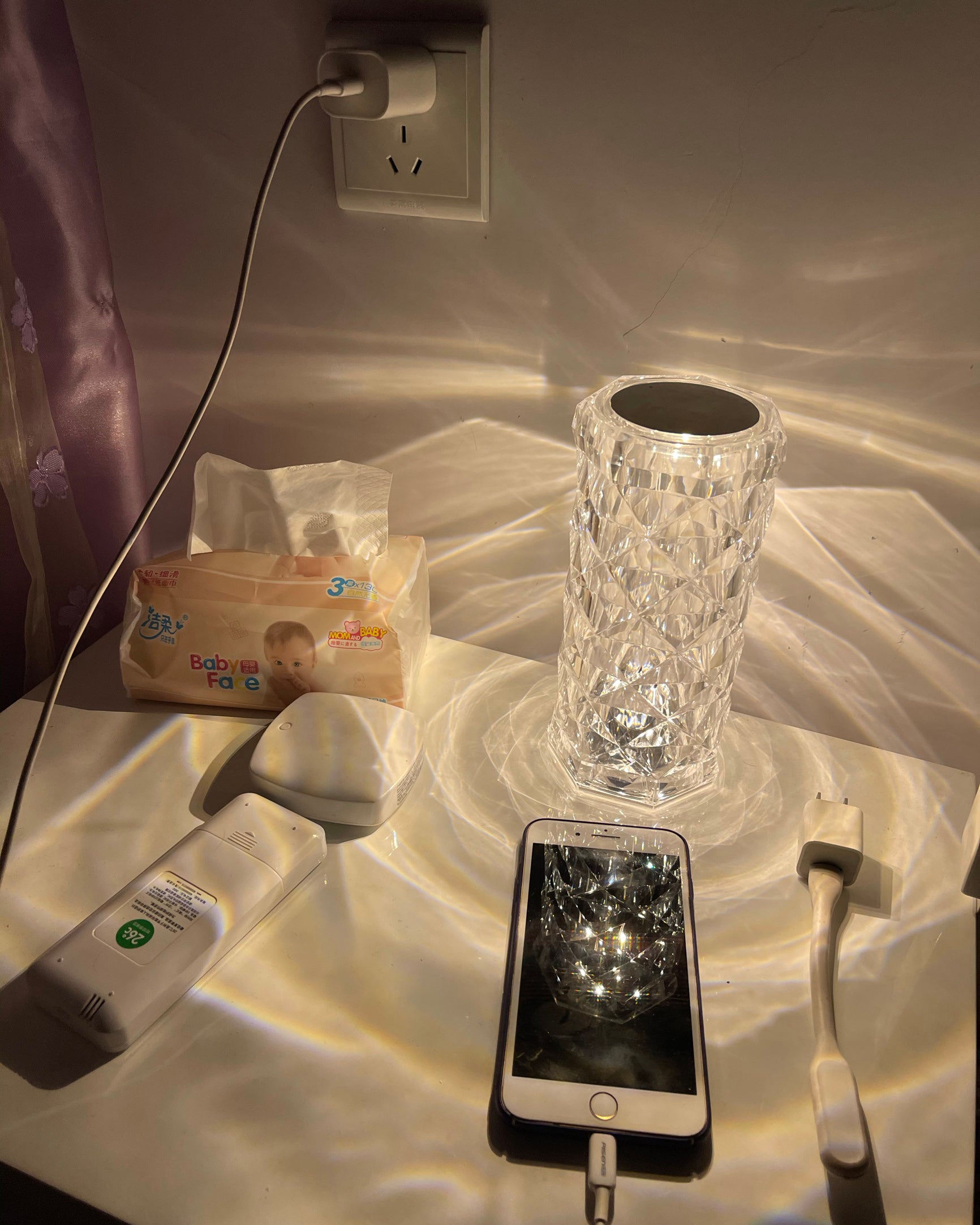 Diamond Cut Table Lamp