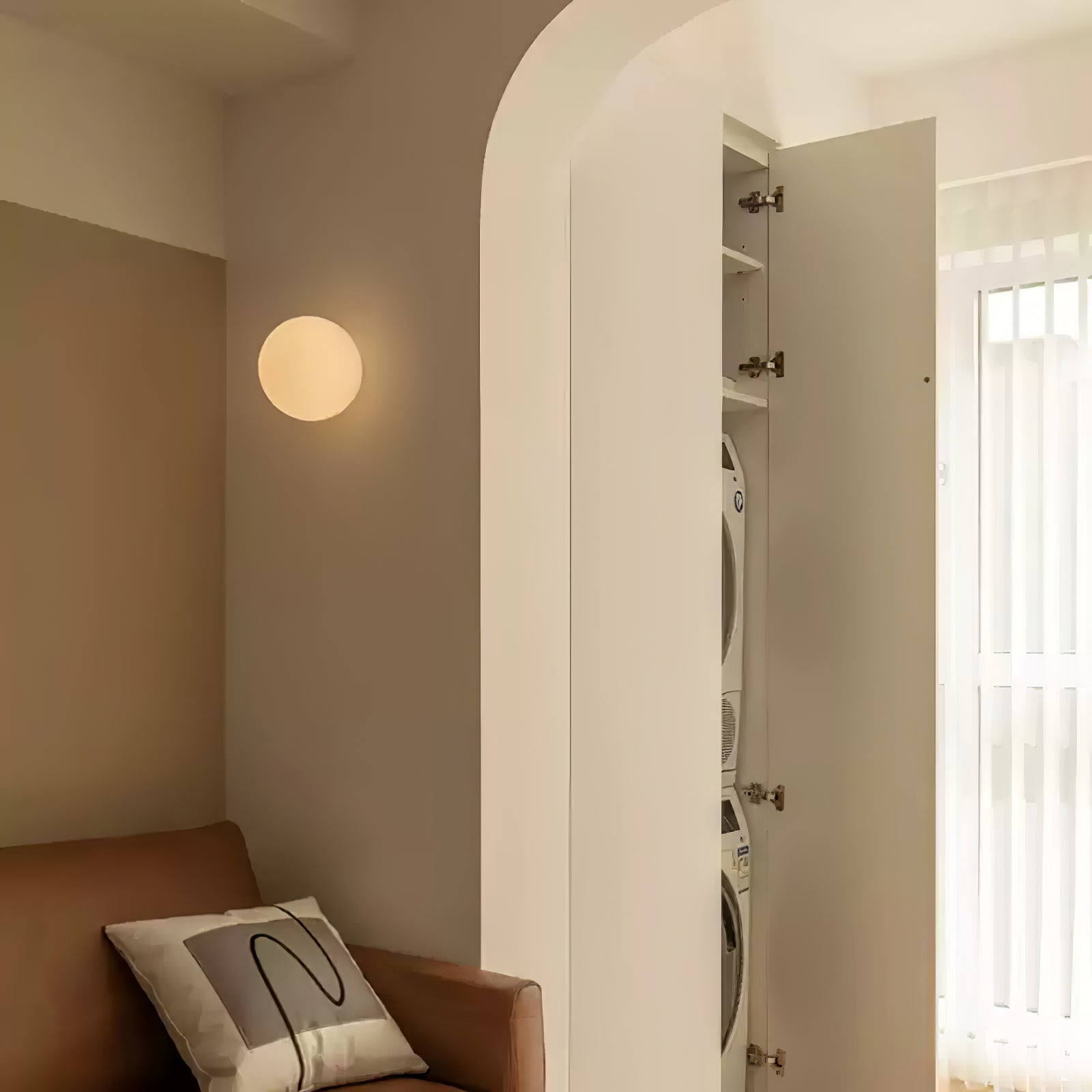 ガラスミニオーブウォールランプ