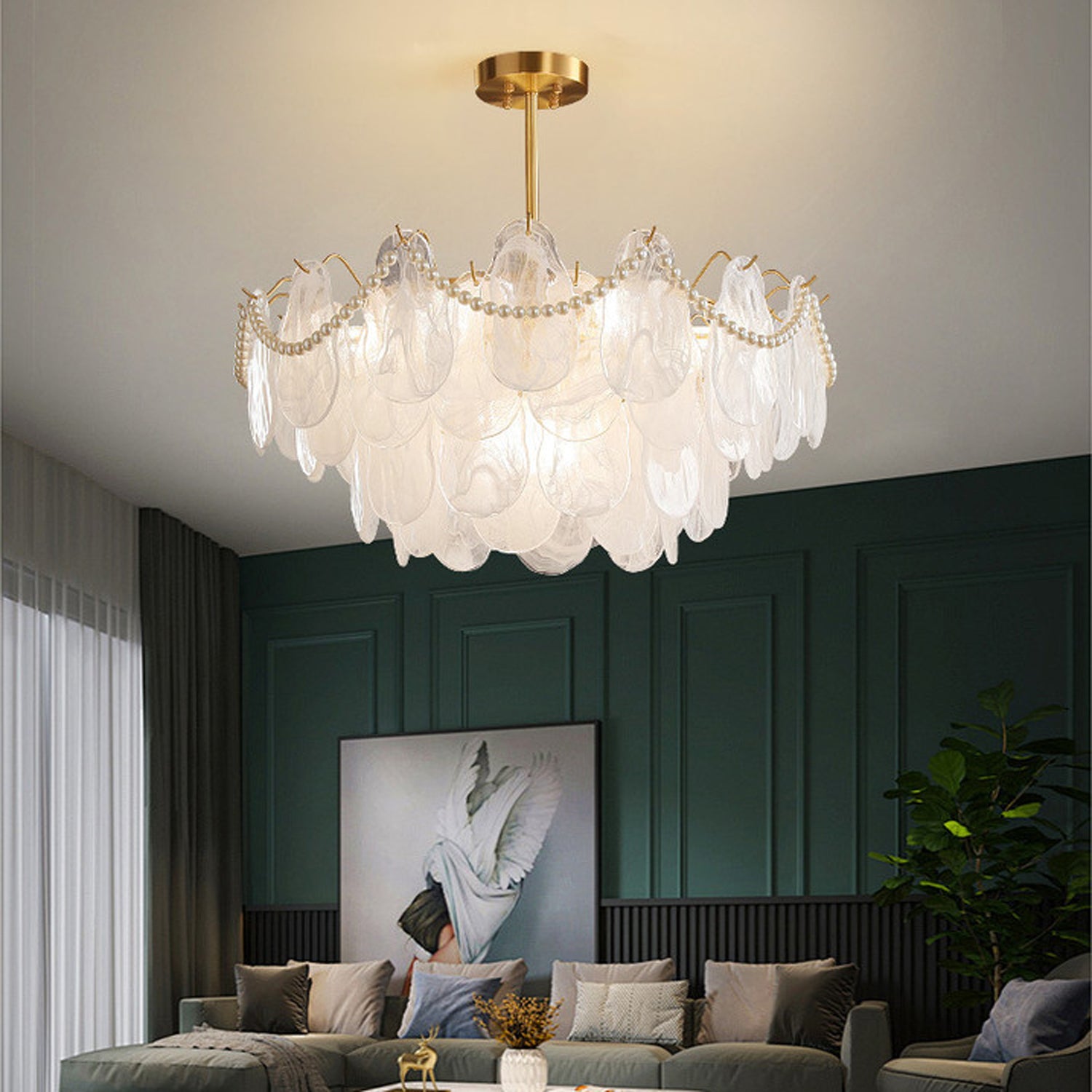 Oukaning Pearl Chandelier